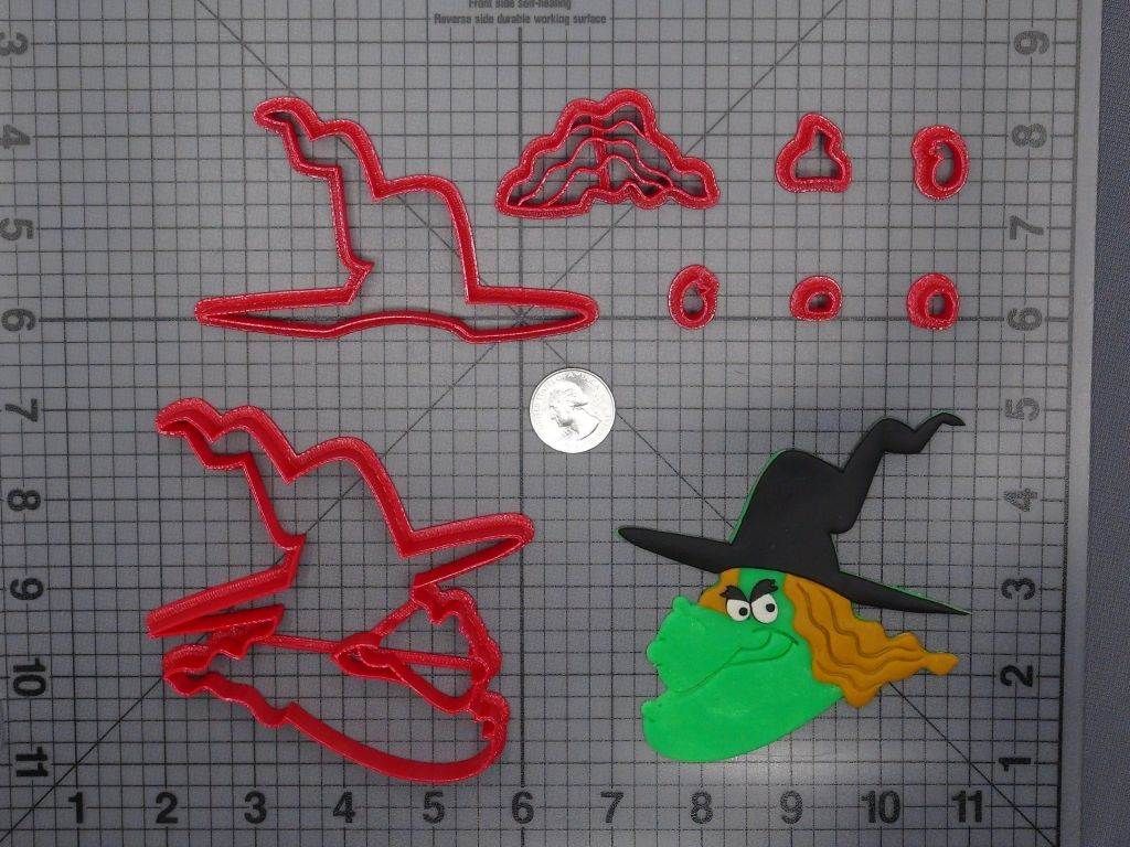 Halloween - Witch Head 266-F555 Cookie Cutter Set