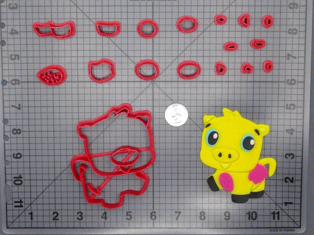 Hatchimals - Pigpiper Pig 266-F098 Cookie Cutter Set