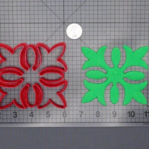 Hawaiian Quilt Applique 266-F311 Cookie Cutter Silhouette