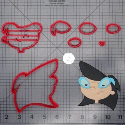 Hey Arnold - Phoebe Head 266-F184 Cookie Cutter Set