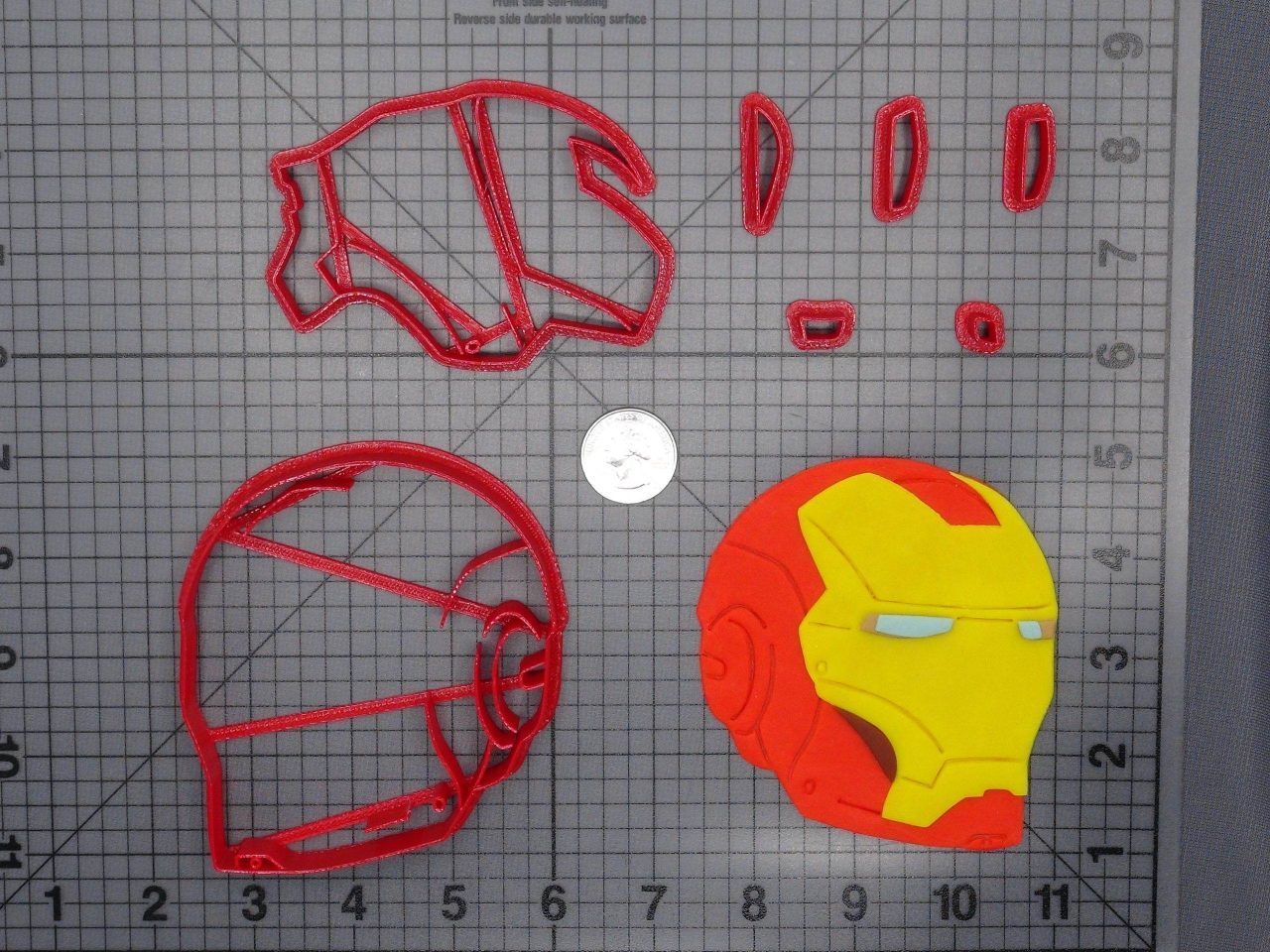 Iron Man Head 266-F220 Cookie Cutter Set
