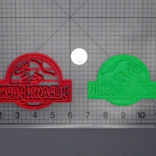 Jurassic Park Logo 266-F391 Cookie Cutter