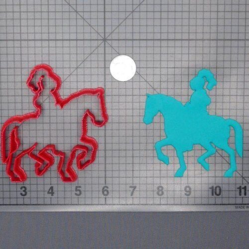 Knight Riding Horse 266-F177 Cookie Cutter Silhouette