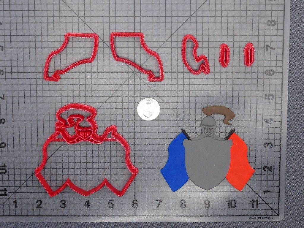 Knight and Shield 266-E900 Cookie Cutter Set