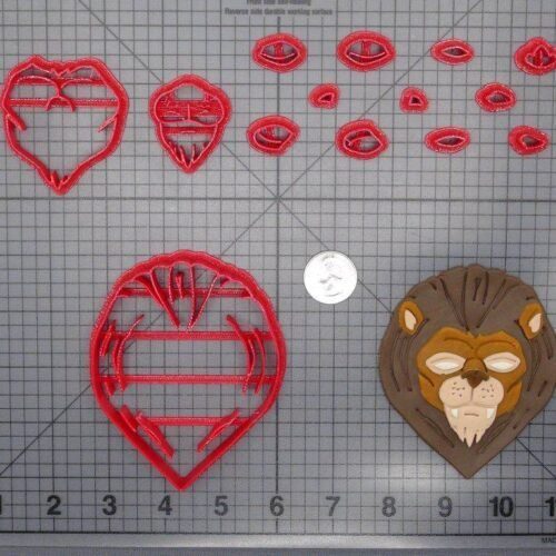 Lion Head 266-F124 Cookie Cutter Set