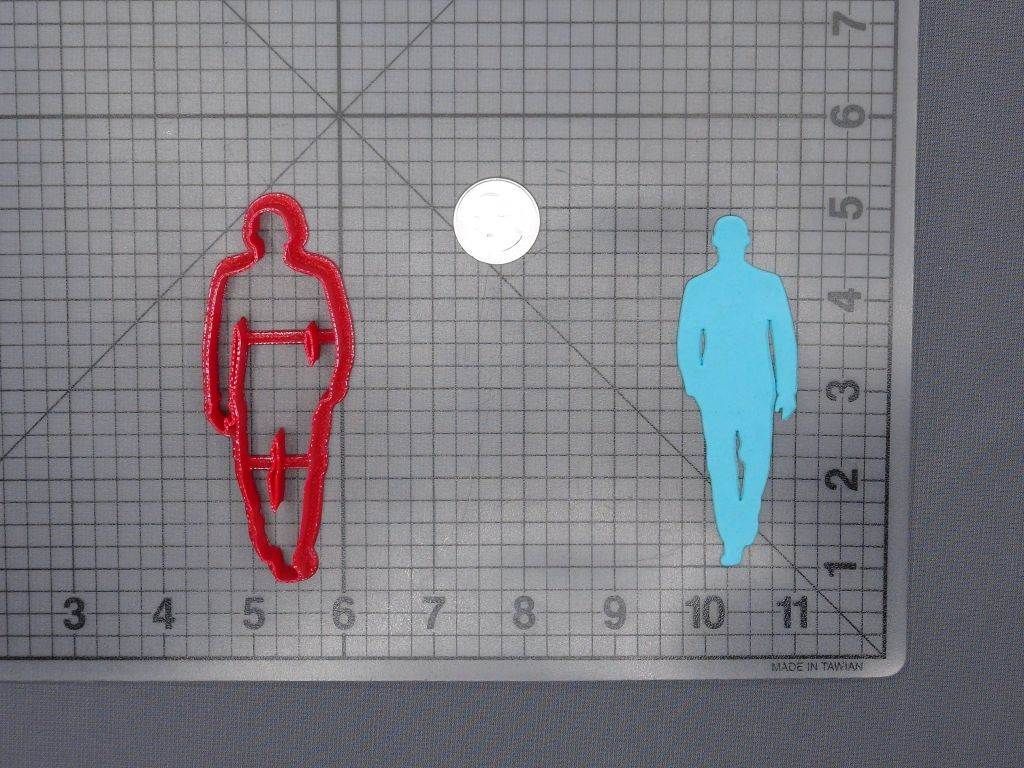 Man Body 266-F317 Cookie Cutter