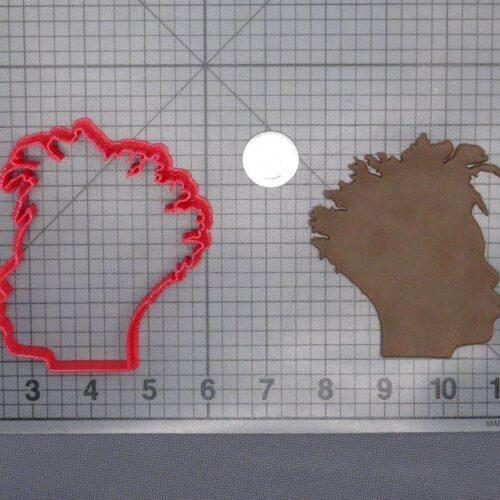 Man Dreadlocks Head 266-E951 Cookie Cutter Silhouette