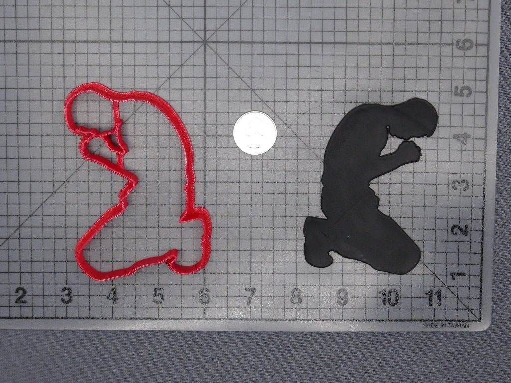 Man Praying 266-F103 Cookie Cutter