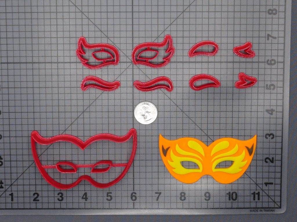 Masquerade Mask 266-F303 Cookie Cutter Set