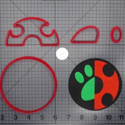 Miraculous - Cat Nior and Ladybug Logo 266-F329 Cookie Cutter Set