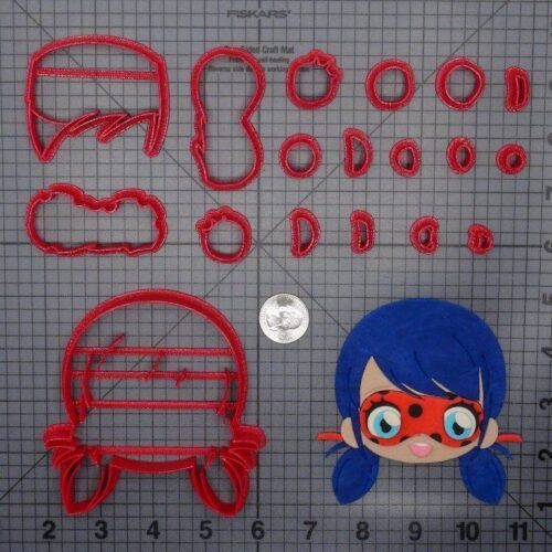 Miraculous - Ladybug Head 266-F465 Cookie Cutter Set