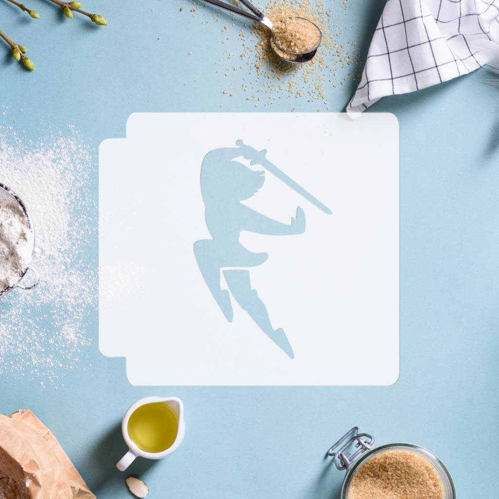 Mulan with Sword 783-D530 Stencil