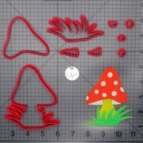Mushroom 266-F195 Cookie Cutter Set