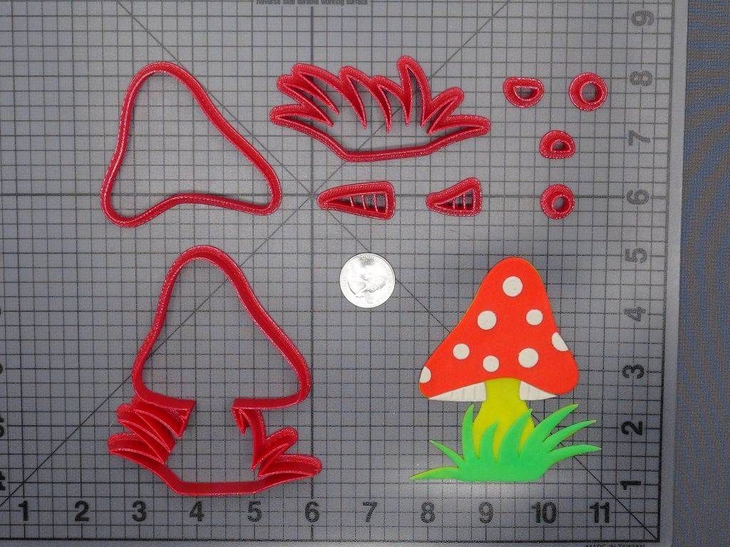 Mushroom 266-F195 Cookie Cutter Set