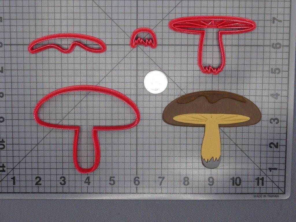 Mushroom 266-F232 Cookie Cutter Set