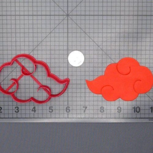 Naruto - Akatsuki Cloud 266-F175 Cookie Cutter