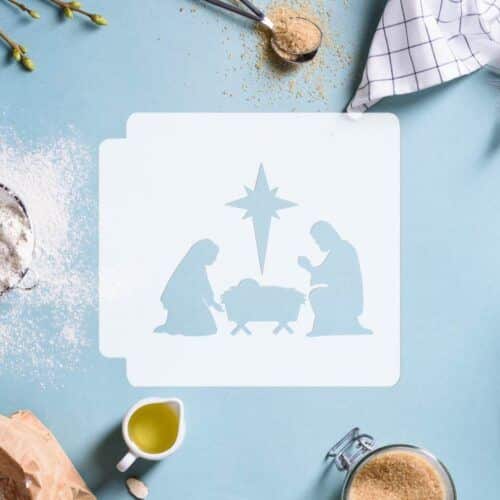 Nativity Scene 783-D976 Stencil