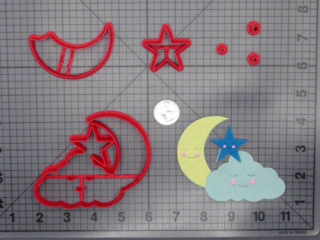 Night Sky 266-F333 Cookie Cutter Set