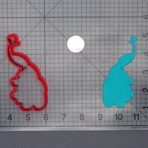 Peacock Bird Body 266-F104 Cookie Cutter Silhouette