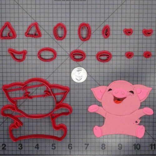 Pig Body 266-F338 Cookie Cutter Set