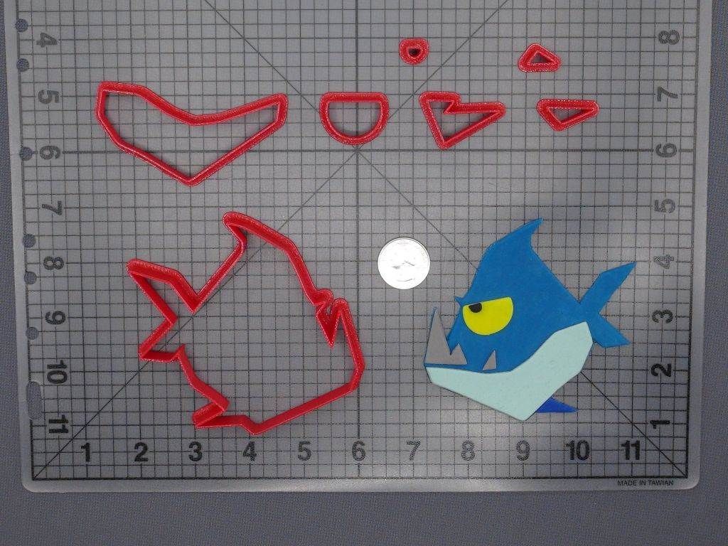 Piranha Fish 266-F444 Cookie Cutter Set