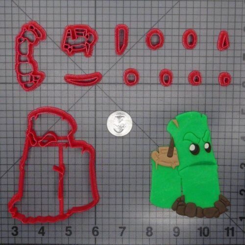 Plants vs Zombies - Bruce Bamboo 266-F365 Cookie Cutter Set