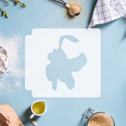 Pluto Head 783-D795 Stencil Silhouette