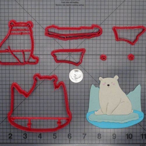 Polar Bear 266-F372 Cookie Cutter Set