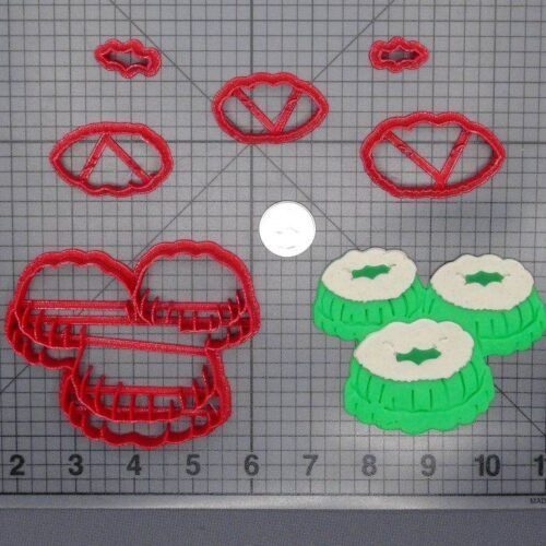 Putu Ayu Cake 266-F234 Cookie Cutter Set