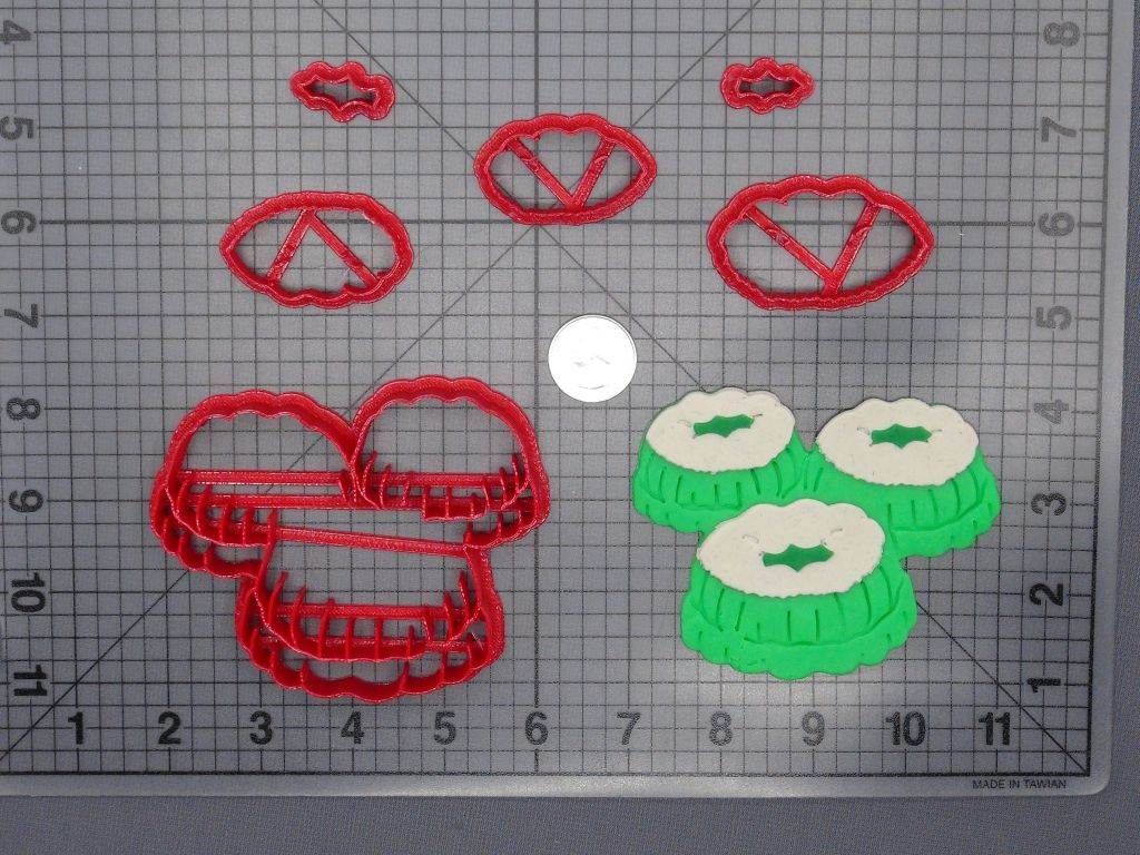 Putu Ayu Cake 266-F234 Cookie Cutter Set