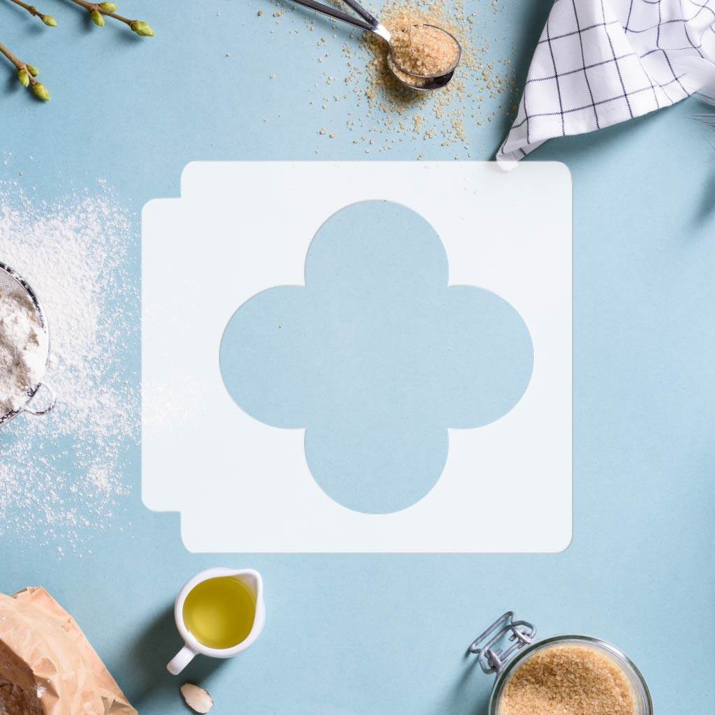 Quatrefoil Shape 783-D623 Stencil Silhouette