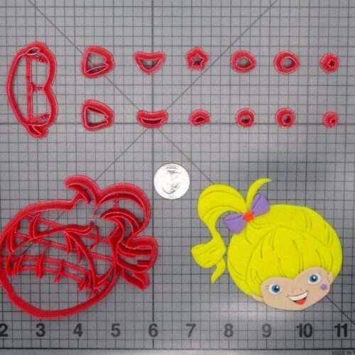Rainbow Brite Head 266-F156 Cookie Cutter Set
