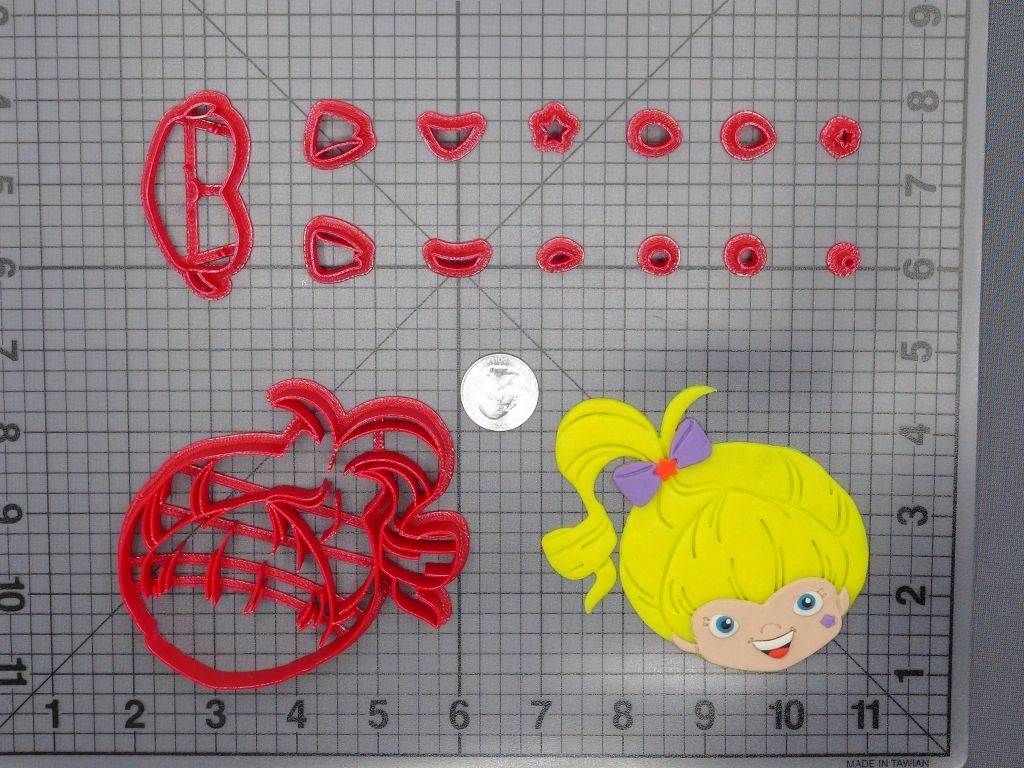 Rainbow Brite Head 266-F156 Cookie Cutter Set