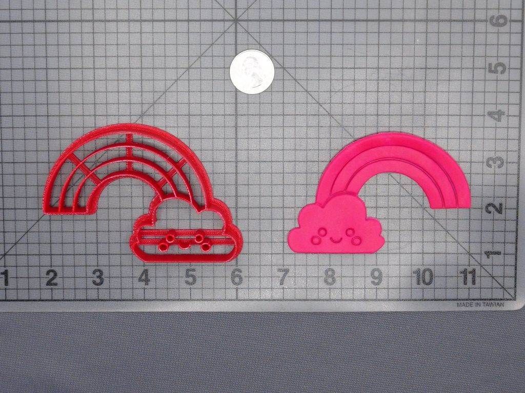 Rainbow and Cloud 266-E949 Cookie Cutter
