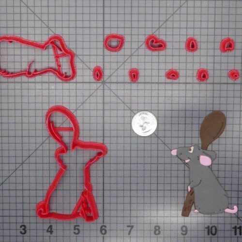 Ratatouille - Remy Rat Body 266-F158 Cookie Cutter Set