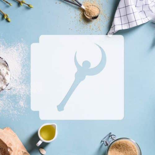 Sailor Moon - Moon Stick 783-D534 Stencil Silhouette