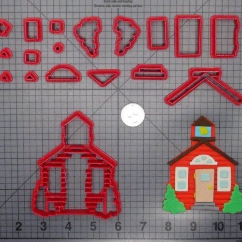 School House 266-E426 Cookie Cutter Set