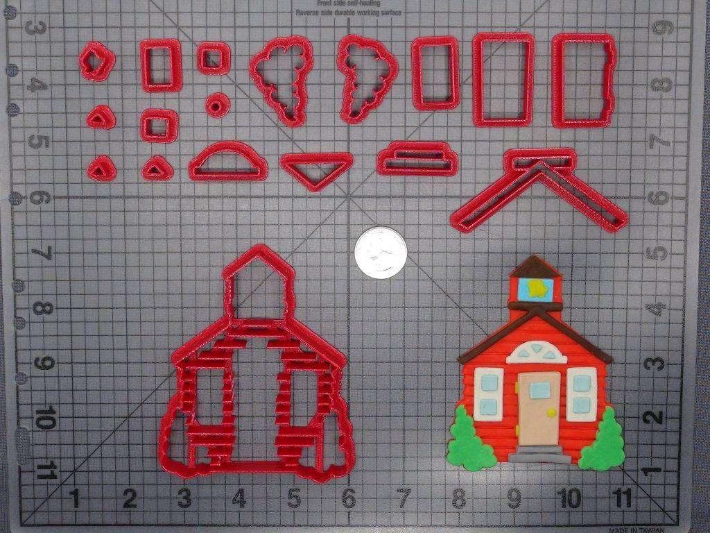 School House 266-E426 Cookie Cutter Set