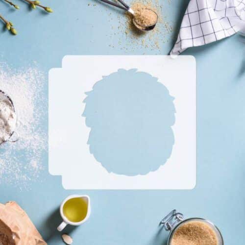 Sesame Street - Grover Head 783-D355 Stencil Silhouette