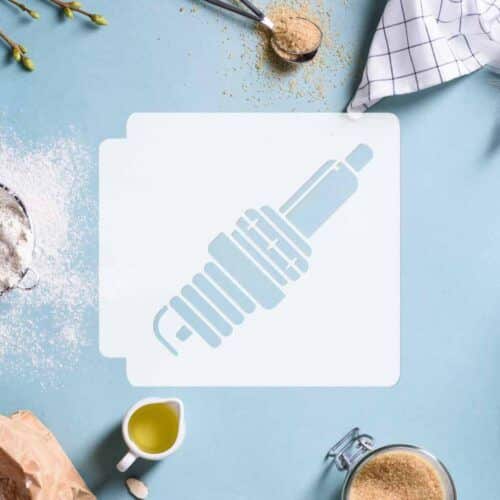 Spark Plug Car Part 783-D192 Stencil