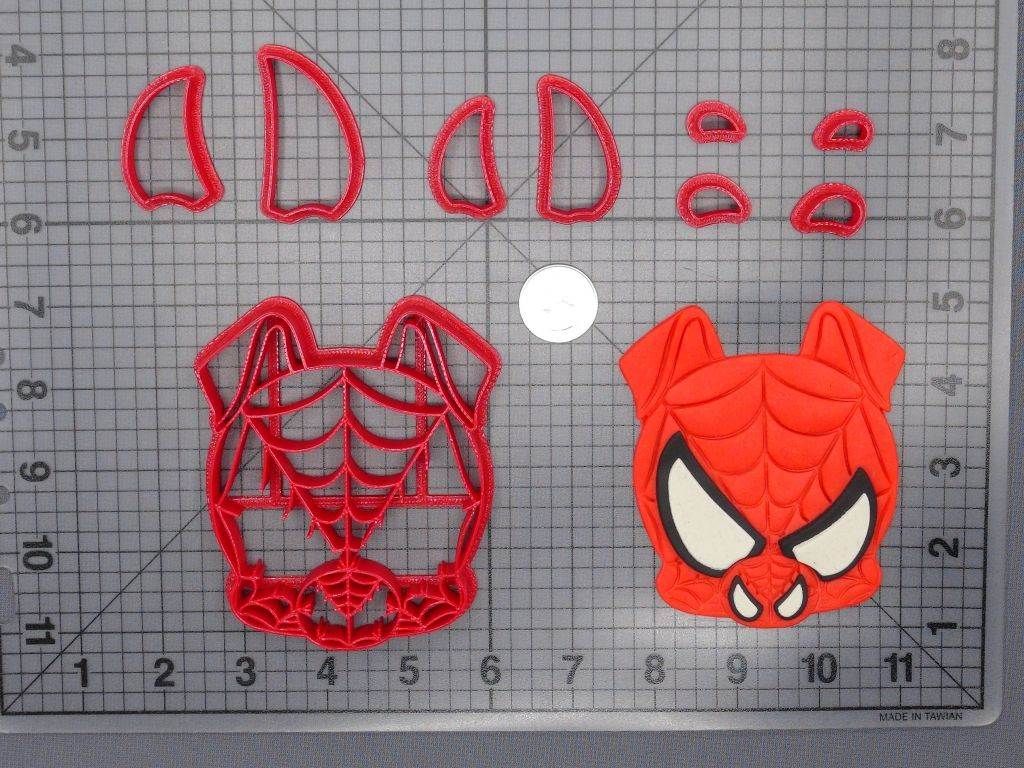 Spiderman Pig Head 266-F155 Cookie Cutter Set