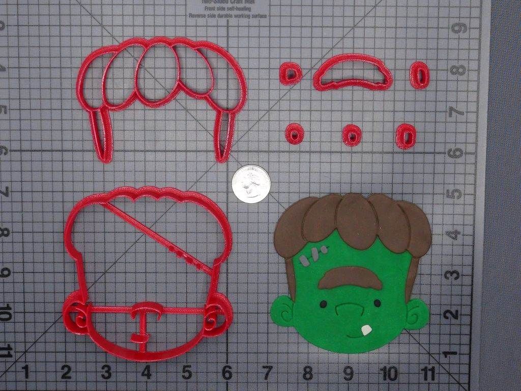 Super Monsters - Frankie Mash Head 266-F519 Cookie Cutter Set