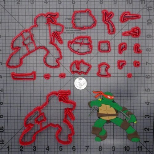 Teenage Mutant Ninja Turtle Body 266-F238 Cookie Cutter Set