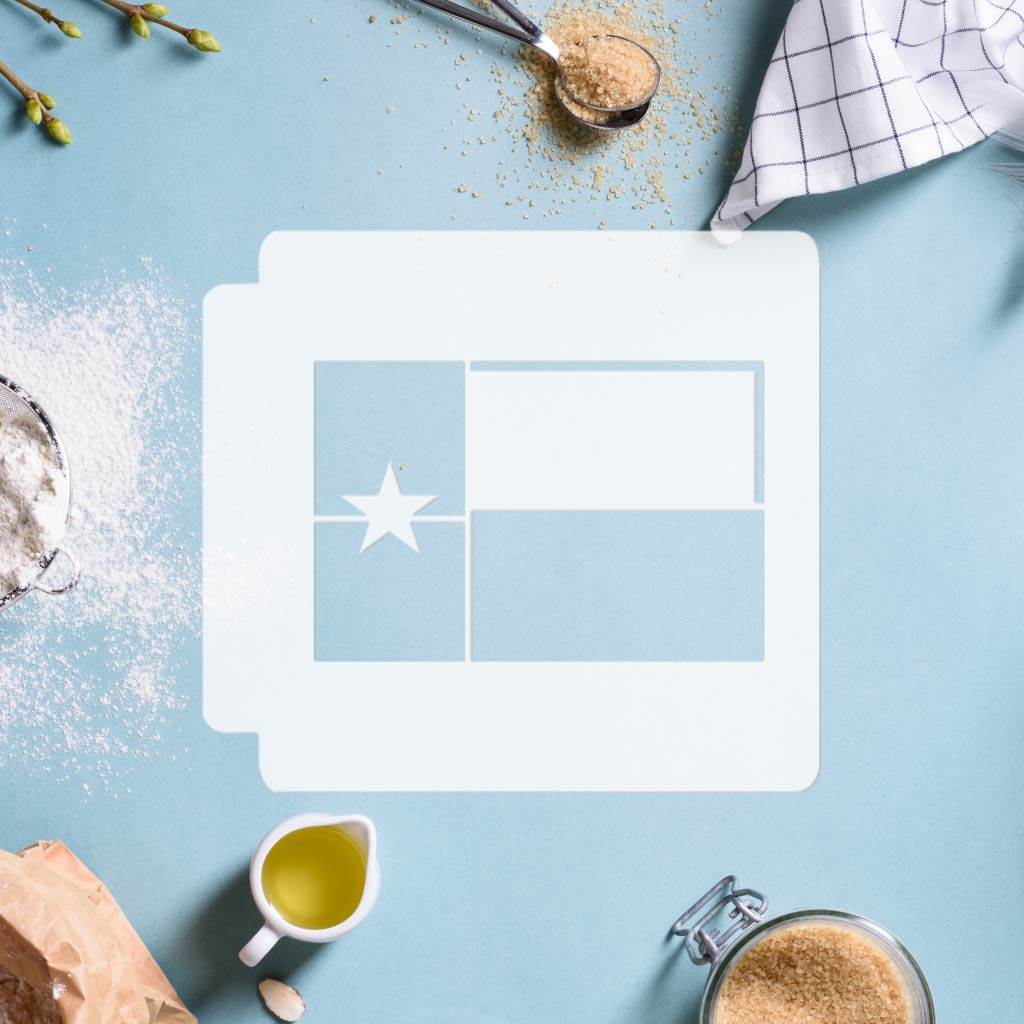 Texas Flag 783-D378 Stencil