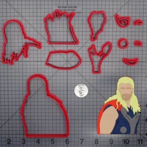Thor Chris Hemsworth 266-E925 Cookie Cutter Set