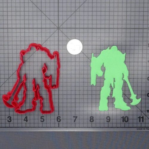 Transformers - Megatron Body 266-F246 Cookie Cutter Silhouette