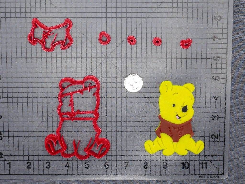 Winnie the Pooh Baby Body 266-F075 Cookie Cutter Set