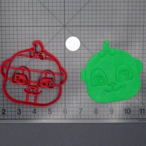 Word Party - Lulu Panda Head 266-F353 Cookie Cutter