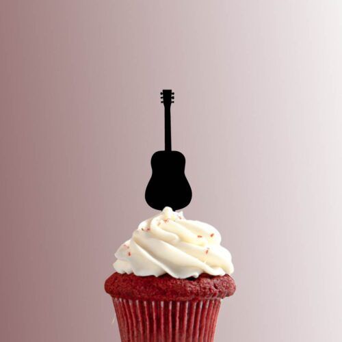 Acoustic Guitar 228-353 Cupcake Topper