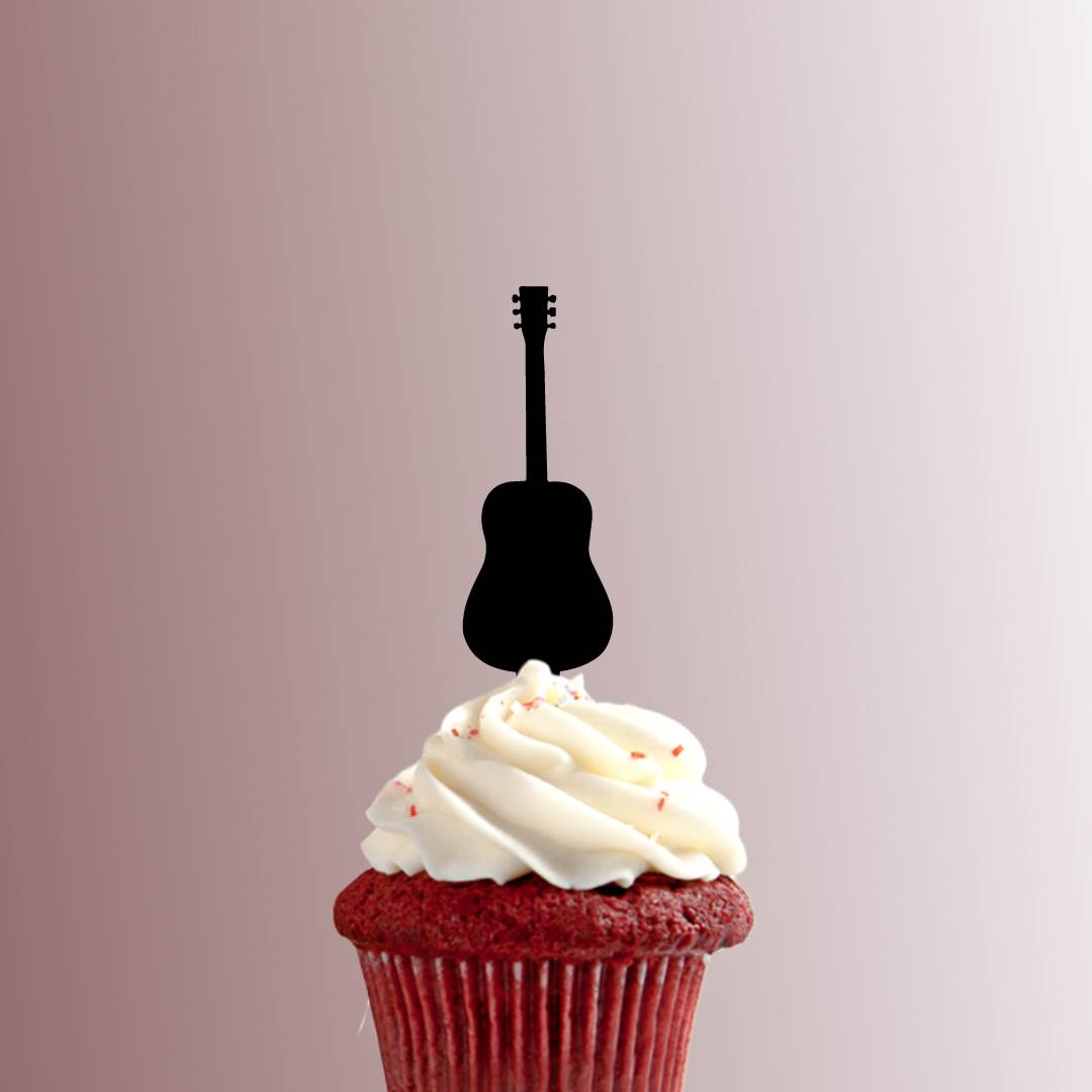 Acoustic Guitar 228-353 Cupcake Topper